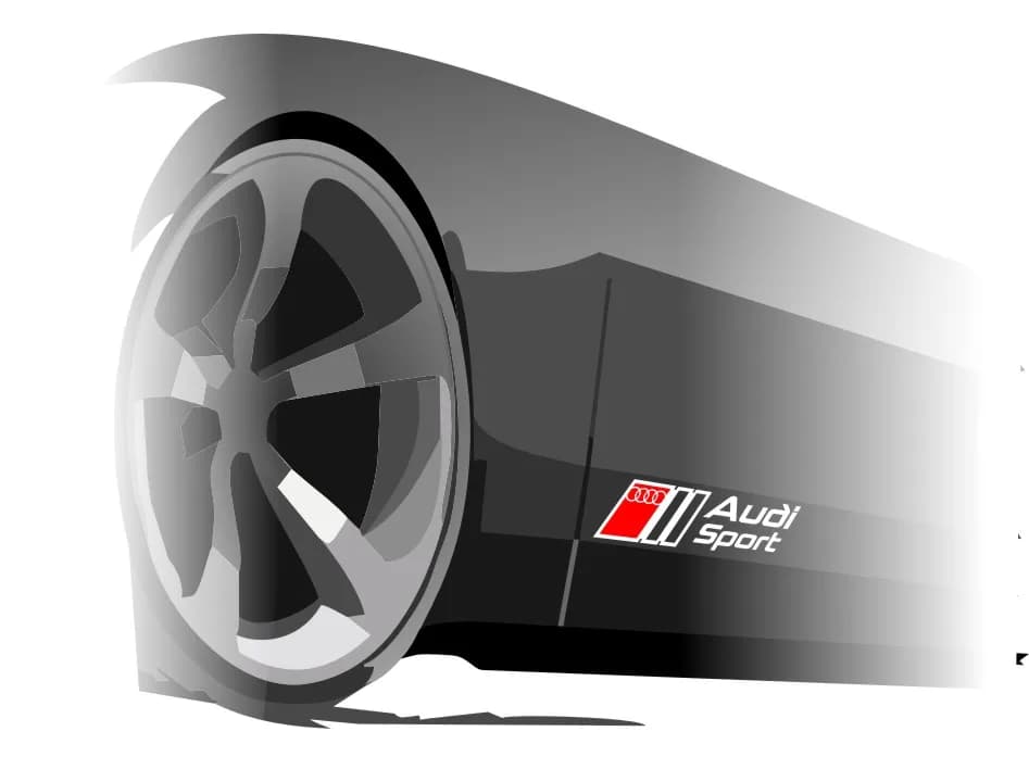 Naklejki Audi na szybę: Stylowe ozdoby dla Twojego samochodu