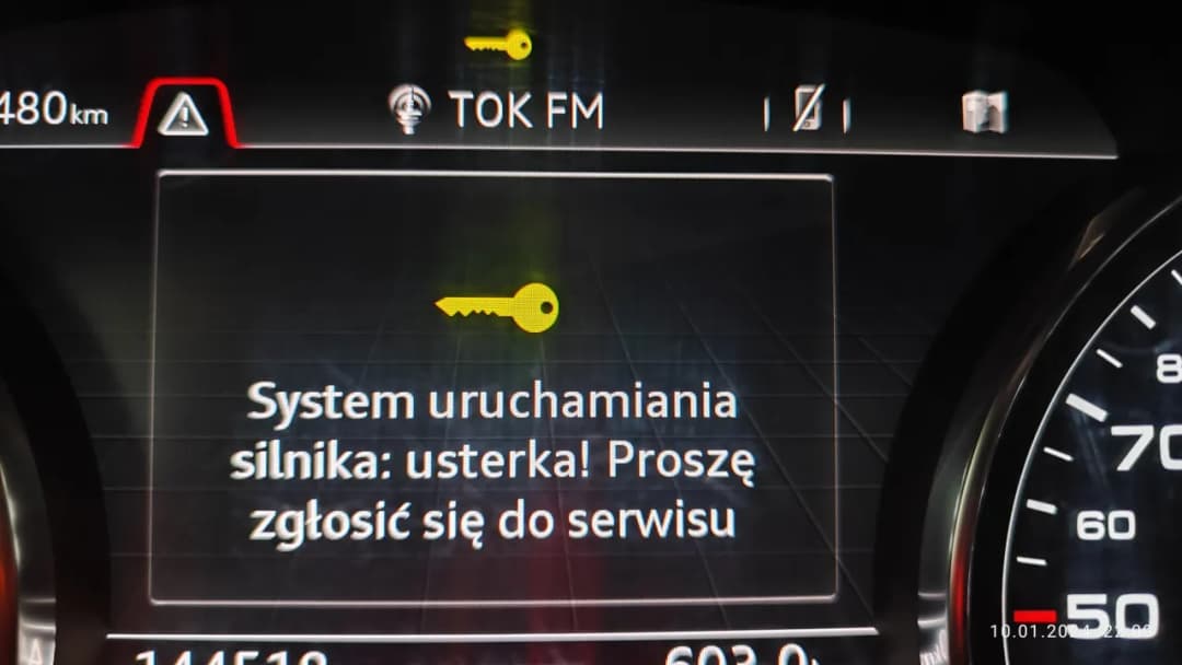 System uruchamiania silnika Audi: 5 najczęstszych awarii i naprawy