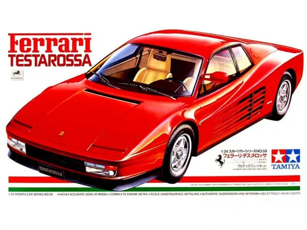 Ferrari Testarossa 1:24 - fascynujący model do składania